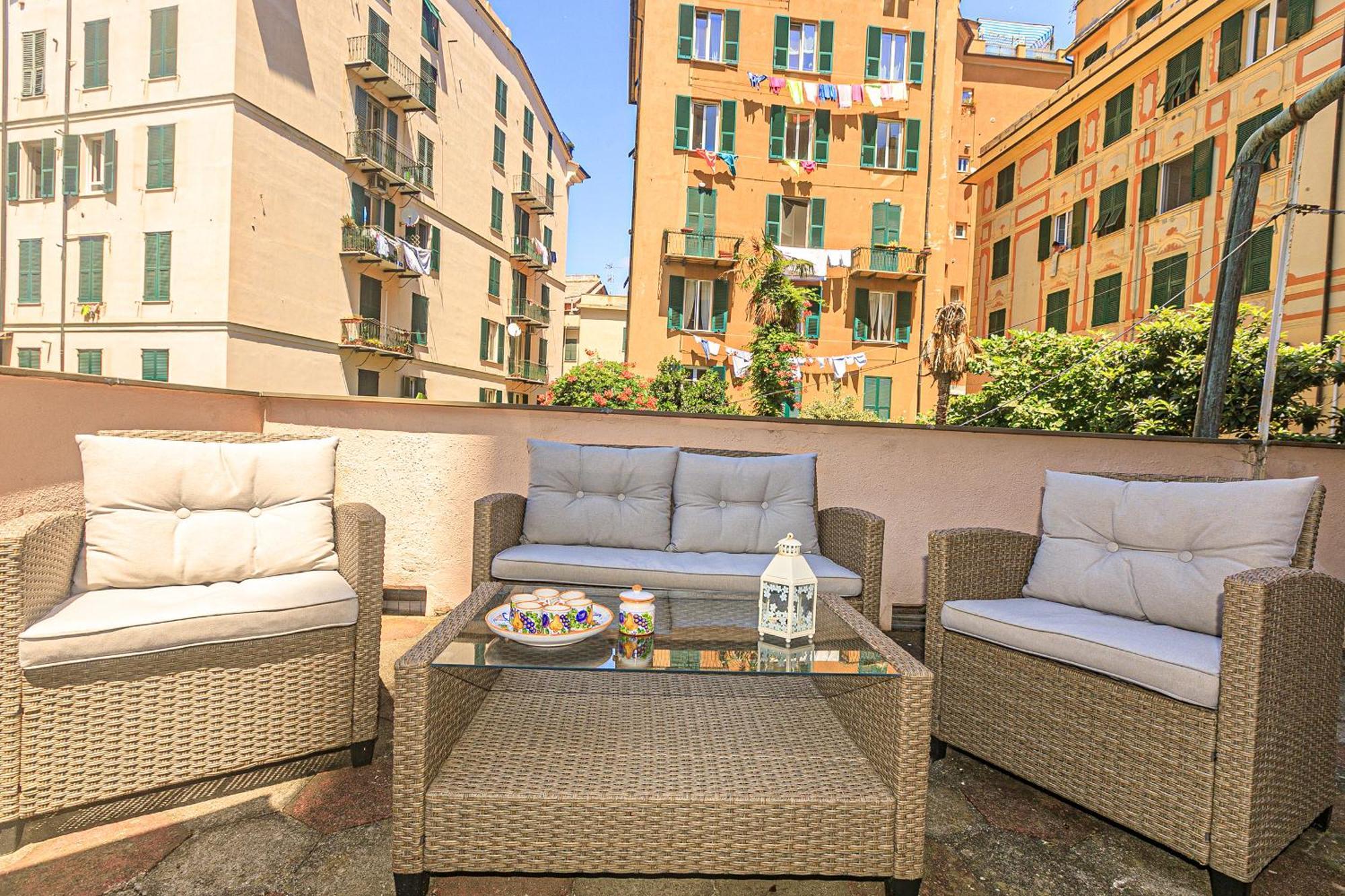Sole, Terrazza, Centro Citta E Wi-Fi Veloce! Διαμέρισμα Γένοβα Εξωτερικό φωτογραφία